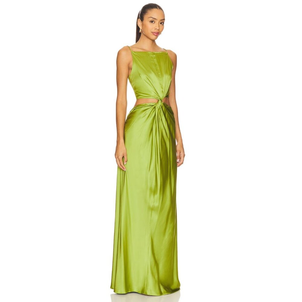 Lovers and Friends Diamanto Gown in Pear Green Small New with Tags Womens